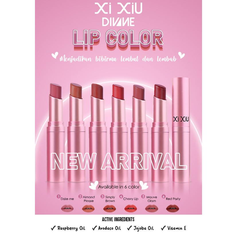 Xi Xiu Divine Lip Color Lipstick Series