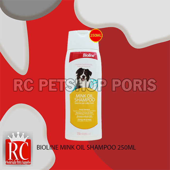 Shampo Anjing Bioline Dog Mink Oil Shampoo 250 ml