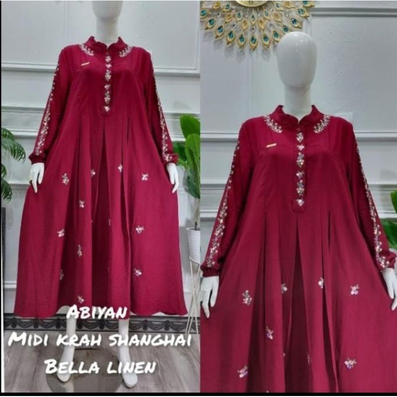 Gamis abiyan bordir komputer