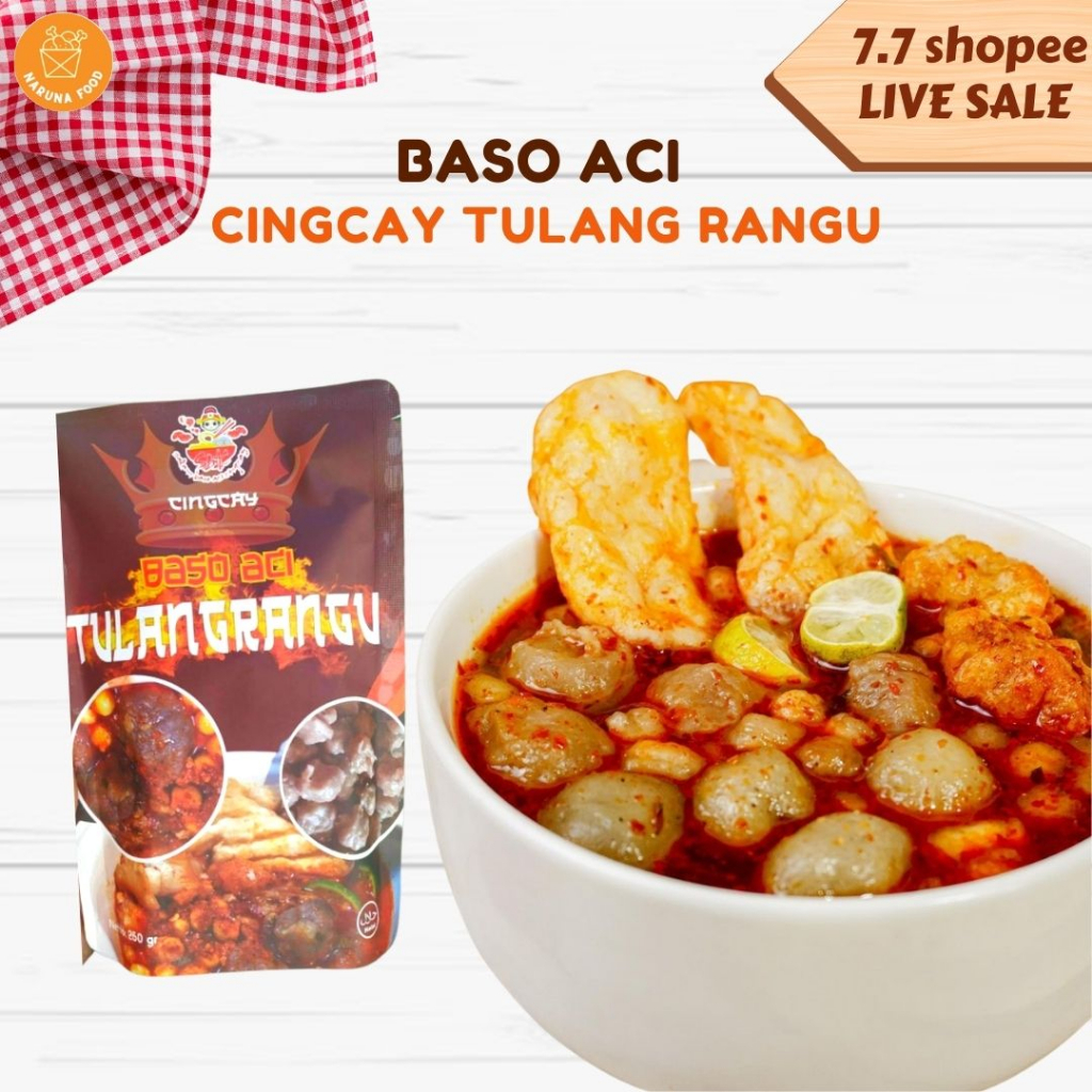 PROMO Baso Aci Cingcay Raja Rasa Promo Tulang Rangu, Cewul, Original Viral Murah Meriah Baso Aci Cingcay Boci Cingcay Bakso Aci Cingcay  Lezat Enak Gurih Viral Paling Laris