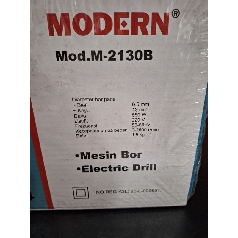 Mesin Bor Elctric Drill Modern 2130B