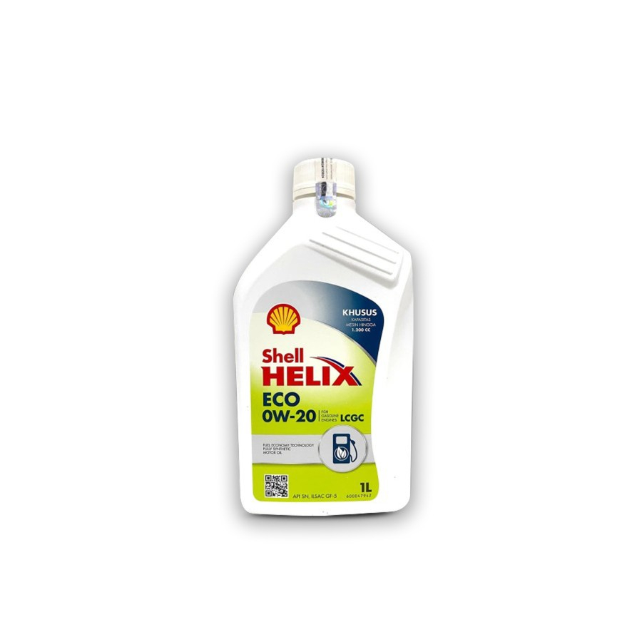 Oli shell helix eco sae 0W-20 LCGC isi 1 liter