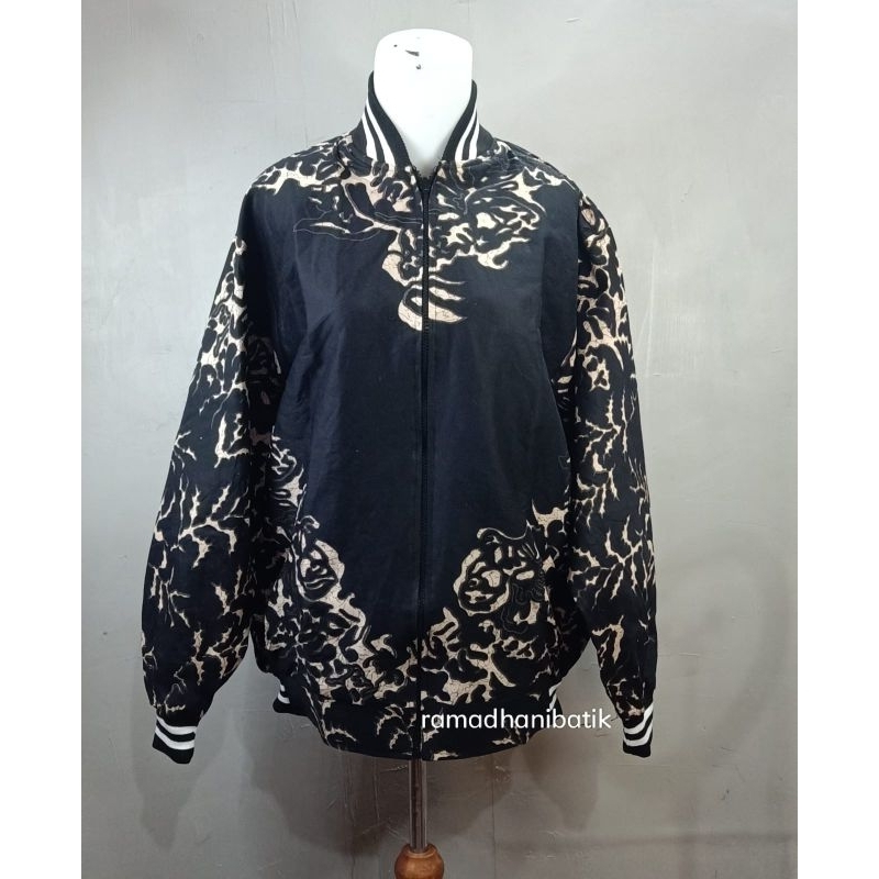 AKAR jaket bomber batik pria wanita varcity batik jaket batik