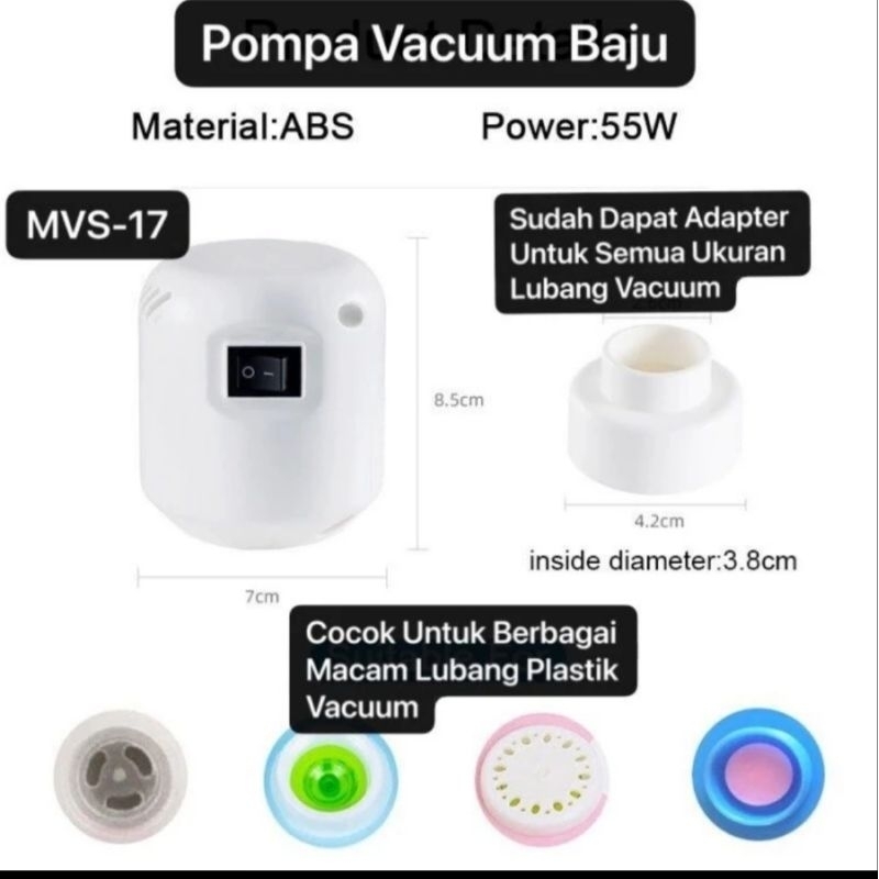 VB-09 Plastik Vacum Baju Kompres Seprei Bantal Selimut