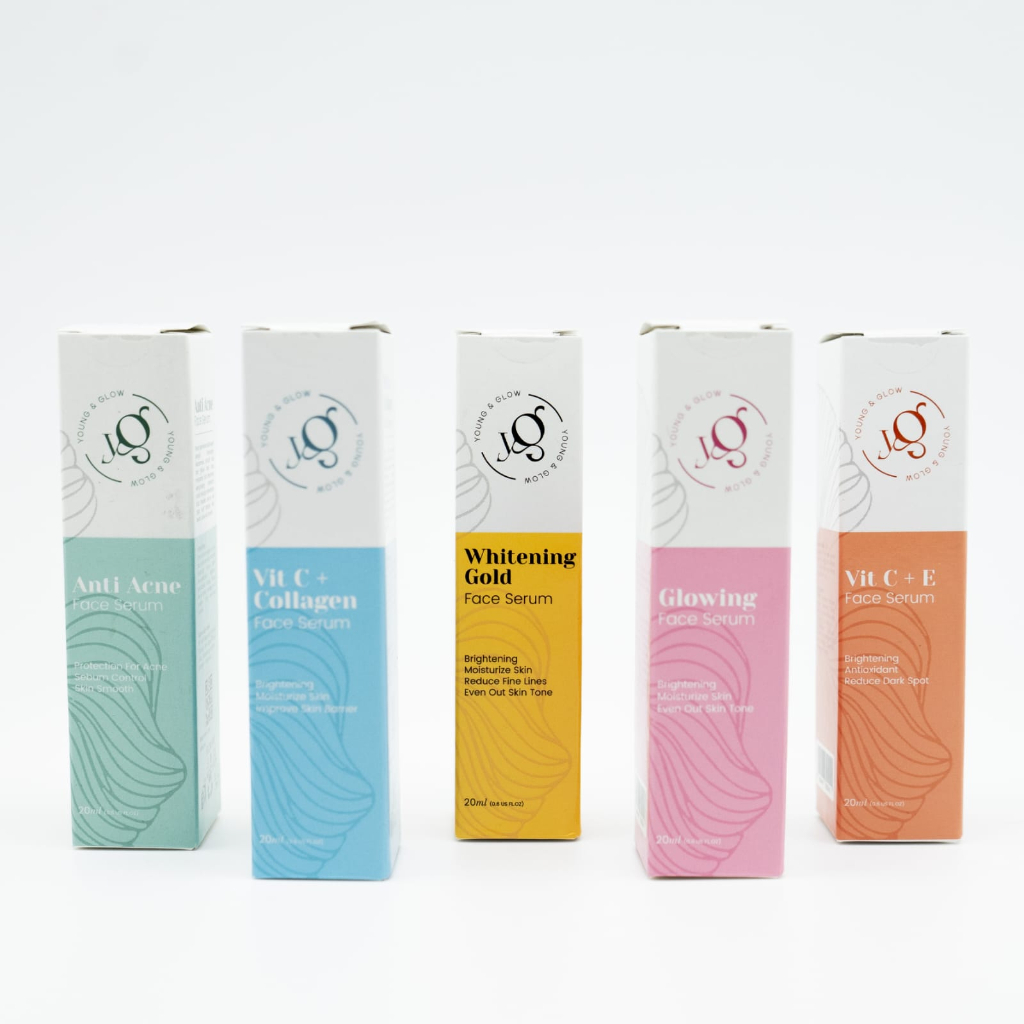 (BOSS) (CUCI GUDANG) YOUNG &amp; GLOW Serum Treatment Wajah Original BPOM