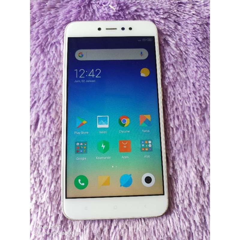 Redmi NOTE 5A PRIME ram 3/32 second NORMAL FINGERPRINT berkualitas harga murah terjangkau