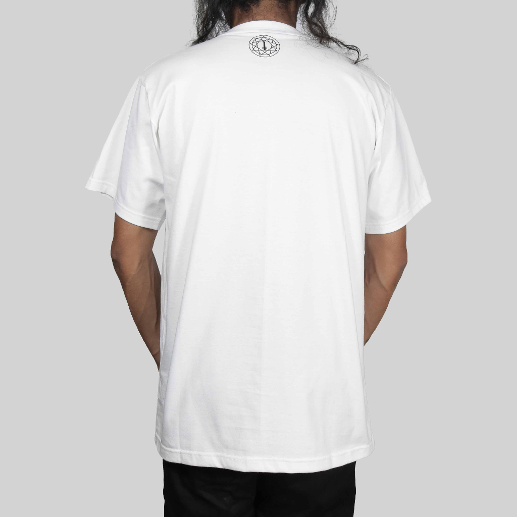 Heretic - T-shirt - Monaliskull White