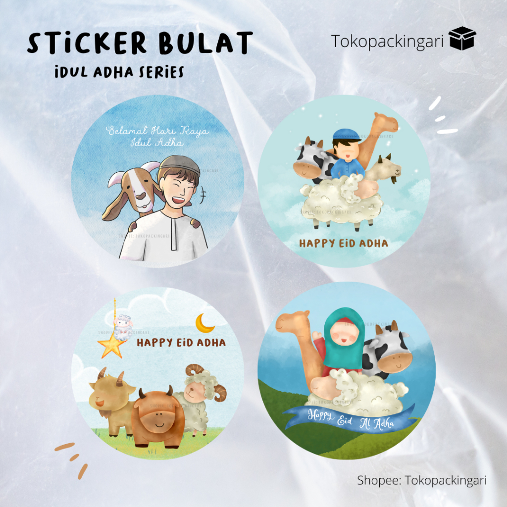

Sticker Bulat | Sticker Bulat Idul Adha | Sticker Packing | Sticker Toples | Sticker Envelope | Stiker Lucu Idul Adha
