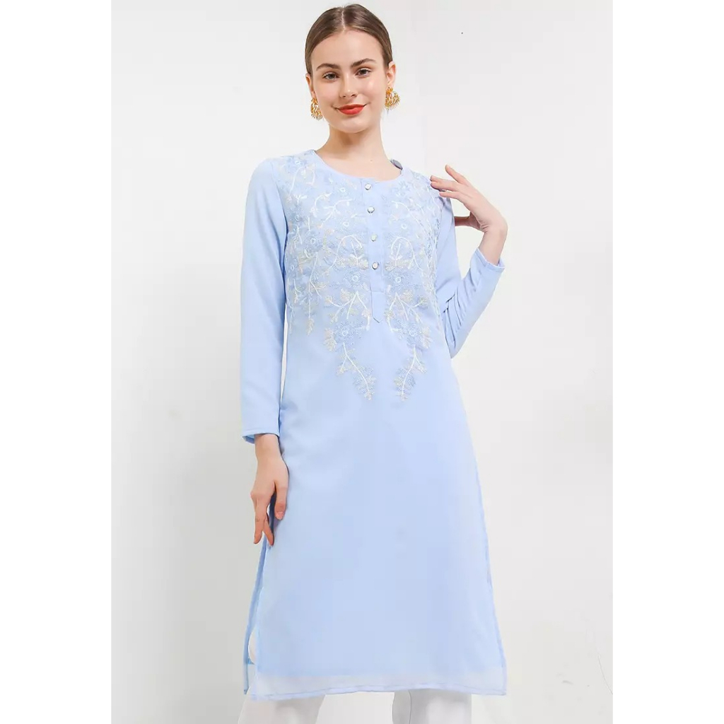 CHANIRA - Raqia / Atasan Tunik Wanita Motif Premium