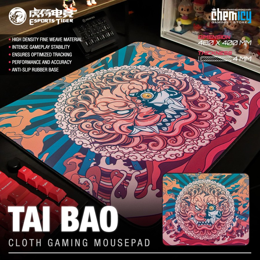 Tiger Arc Tai Bao Cloth Gaming Mousepad