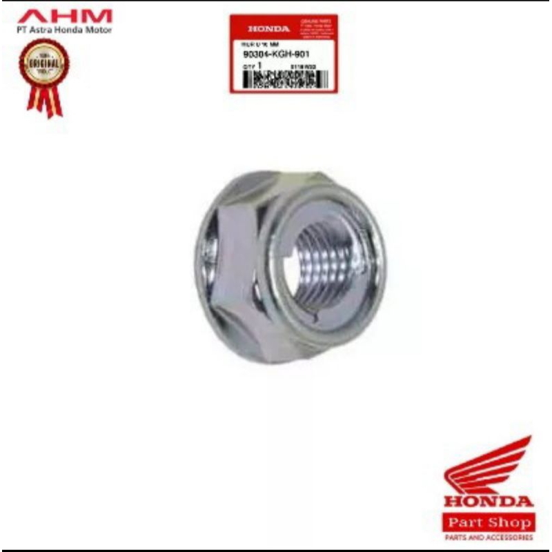 90304-KGH- 901 Mur 14 Flange kunci 17 mur stang dudukan poot step gir