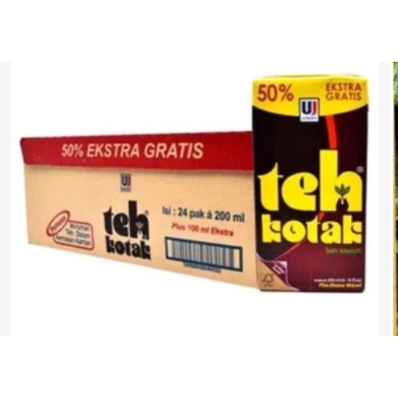 Teh Kotak Ultra Jaya 200ml Extra 100ml