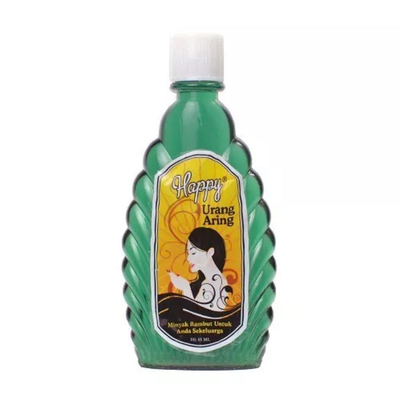 Minyak Urang Aring Happy 90ml &amp; 55ml~Minyak Rambut Urang Aring Happy