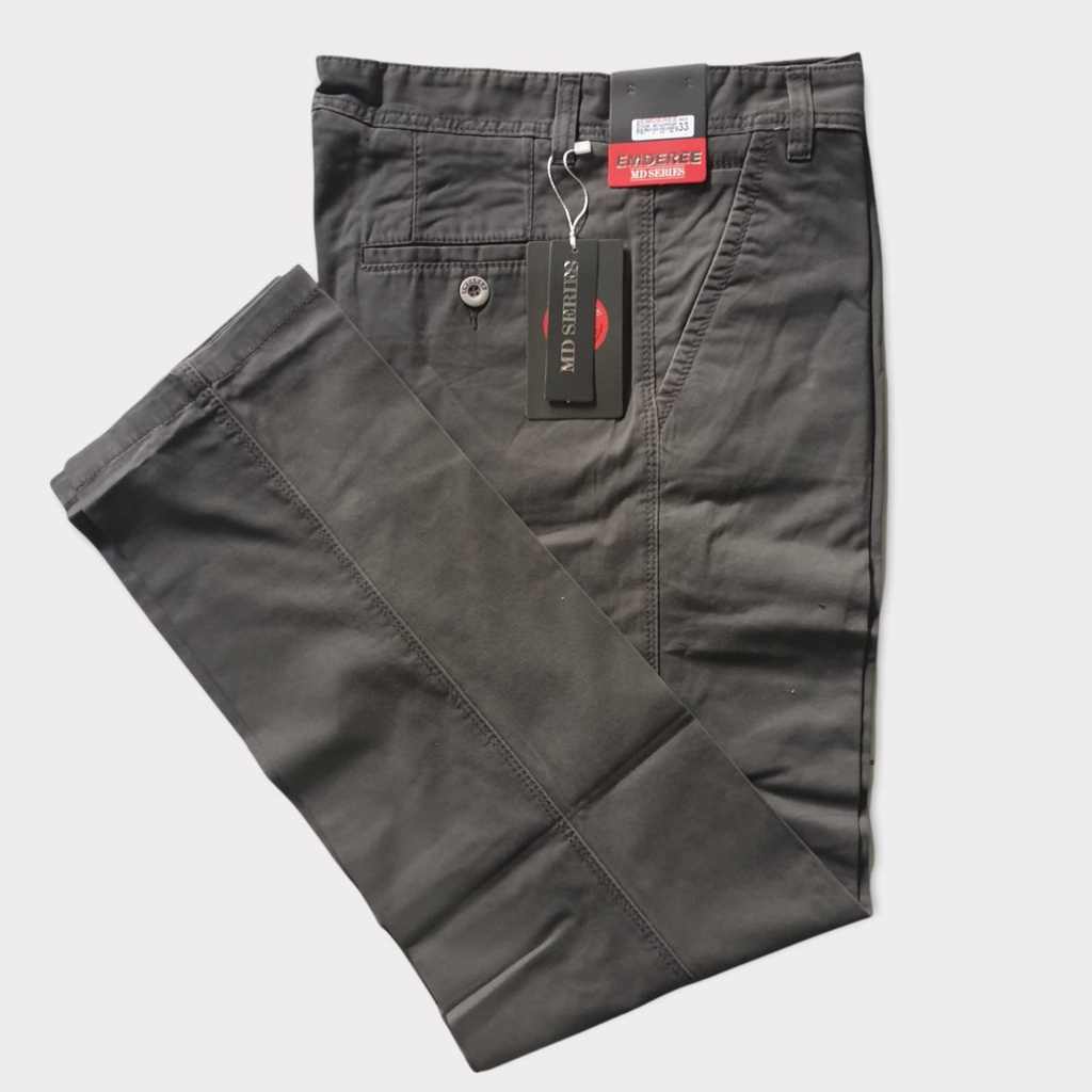 EMDEREE Celana Panjang Pria Reguler Bahan Katun Tebal 100 % Original Kualitas CARDINAL / Celana  Kan