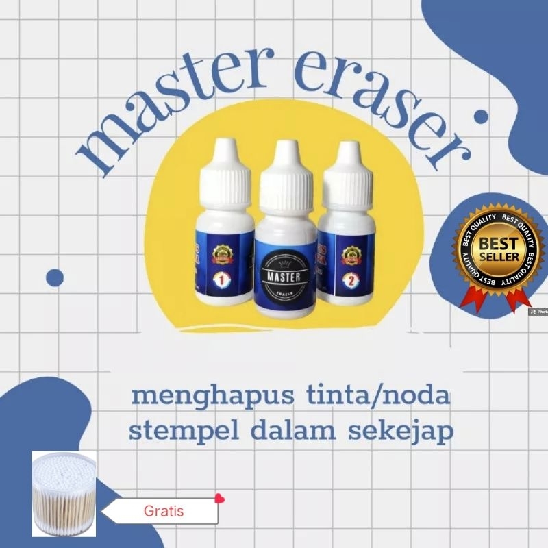 

Penghapus Tinta Pulpen, Stempel, Mesin tik, Pembersih Noda Tinta Ampuh