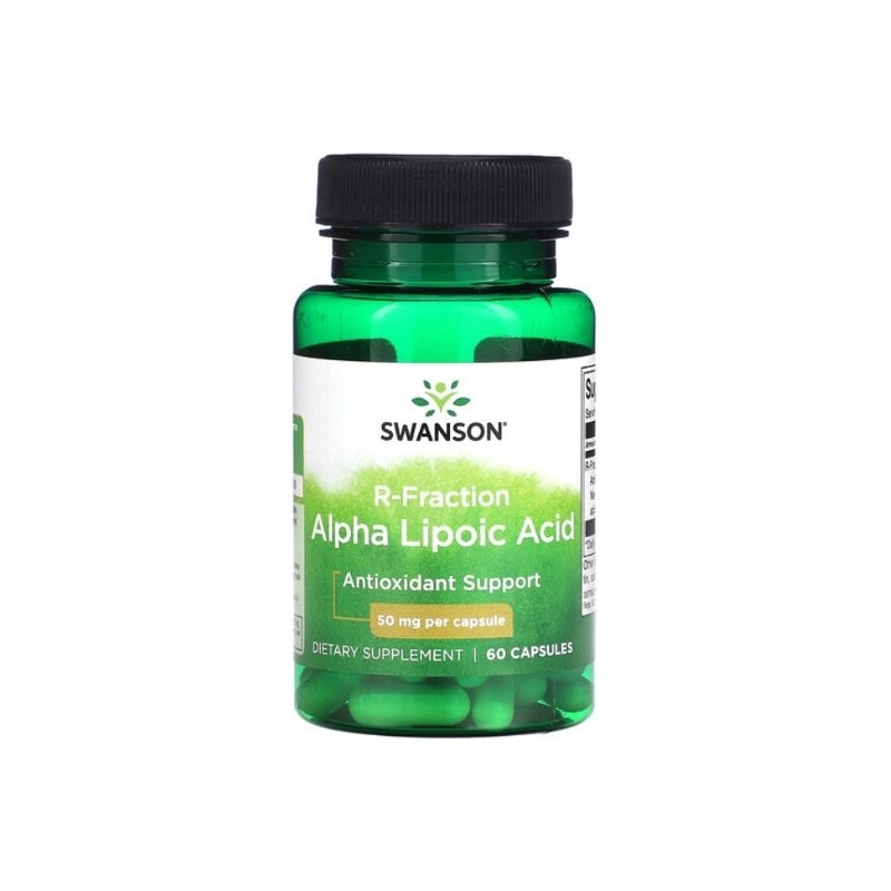 Swanson R-Fraction Alpha Lipoic Acid 50 mg 60 Capsules