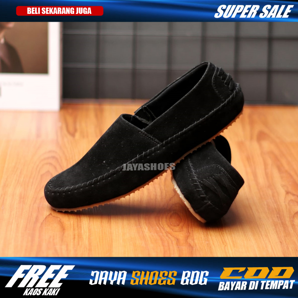 Shelby Sepatu Selop Pria Santai Casual Simple Murah Trendy Slip On Original