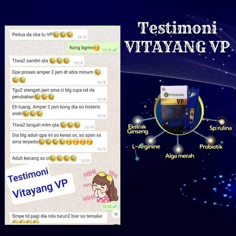 Promo PASUTRI Vitayang VP Minuman Serbuk Stamina Pria Dan Pembalut Herbal Natesh Original promo kk indonesia