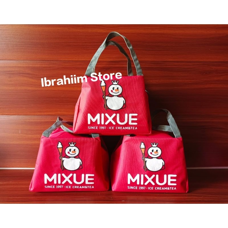 TAS BEKAL MAKANAN MIXUE / LUNCH BAG KARAKTER LUCU