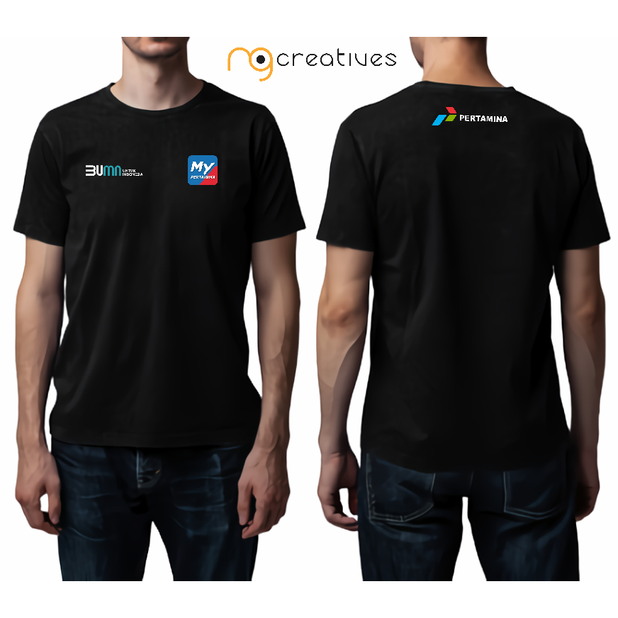 kaos distro my pertamina baju my pertamina premium Combed 30s