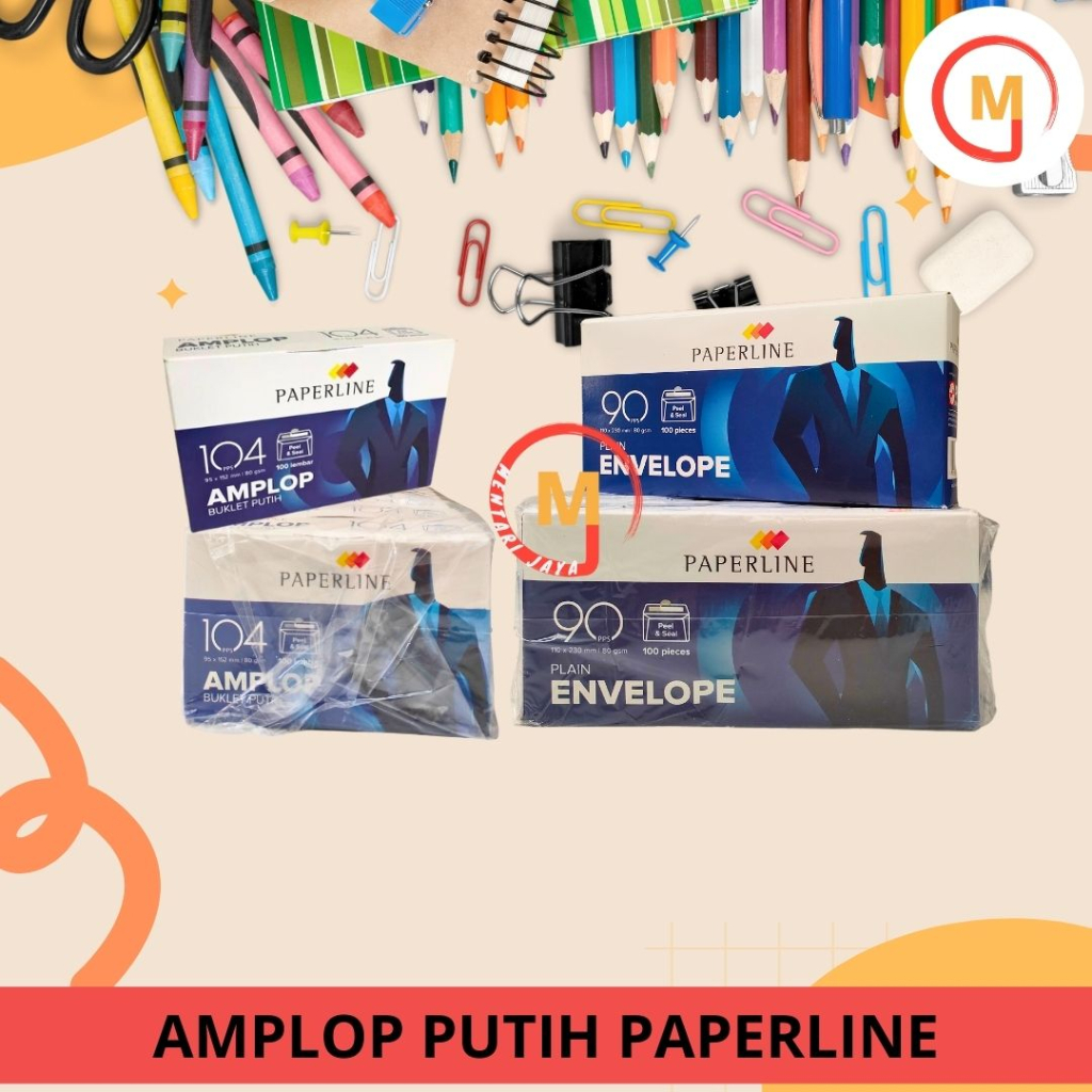 

Amplop Putih Paperline (1 Pack)