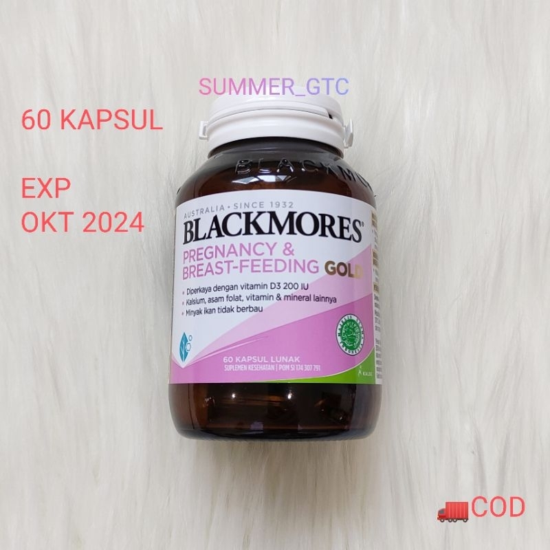 blackmores pregnancy and breast feeding gold 60 kapsul kalbe 60 tablet