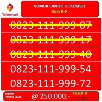 NOMOR CANTIK TELKOMSEL AGAK MAHAL