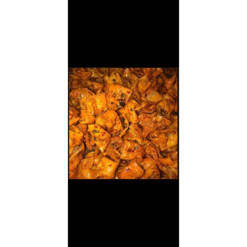 

Batagor kering daun jeruk/Batagor kering pedas/Batagor kering murah/Batagor kering original/siomay kering pedas/siomay mini pedas/