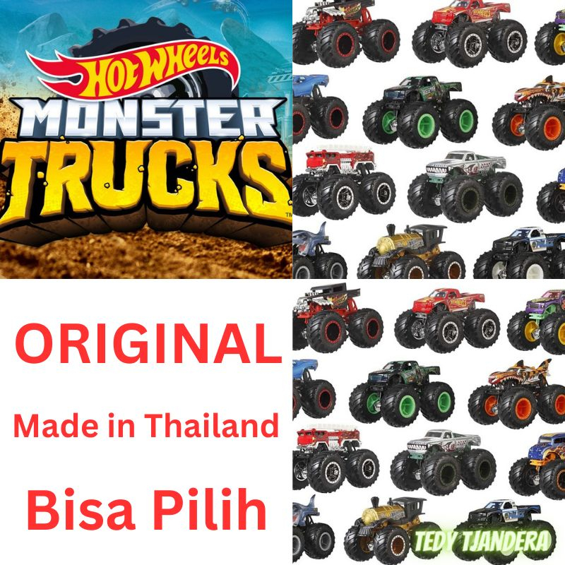 Hotwheels Monster Trucks Monster Jam - Bisa Pilih 50 Model