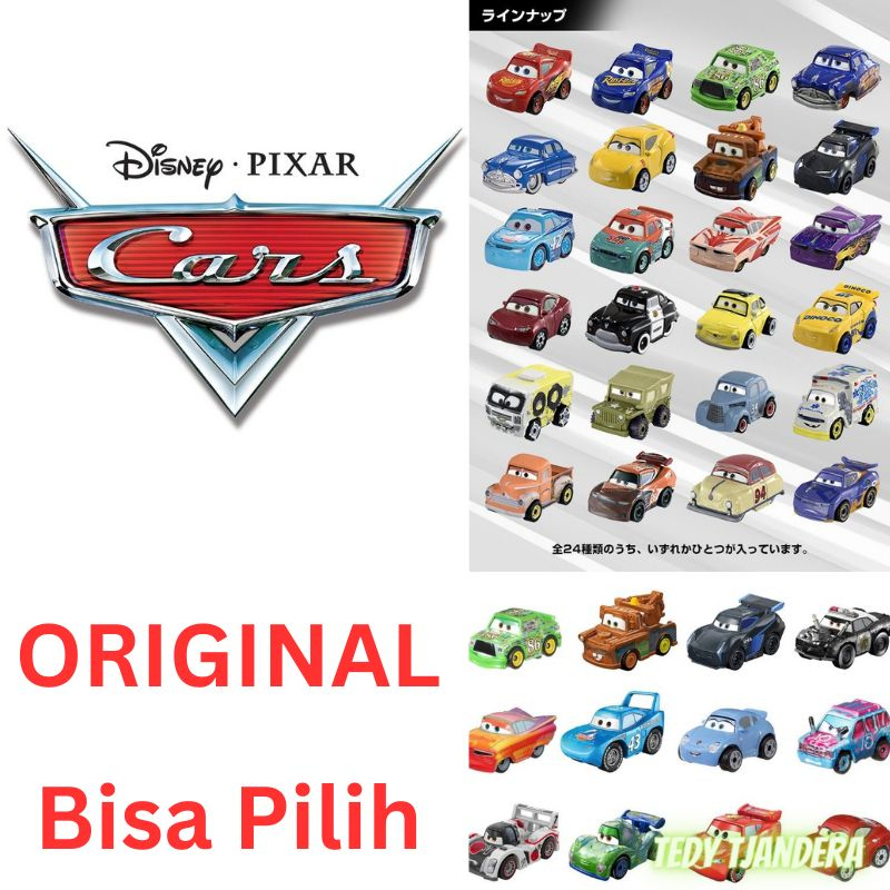 Disney Pixar Cars Mini Racers Update 2022 - 50 Model - 4 cm