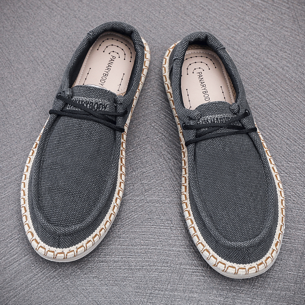 Sepatu Kerja Casual Pria Slip-On Hitam Kuliah Cowok High Quality Modis Import