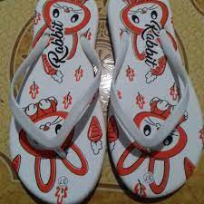 sandal wanita motif rabbit terbaru lucu