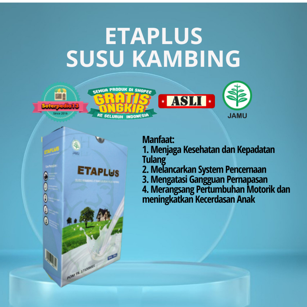 

ETAPLUS SUSU KAMBING ETAWA BPOM