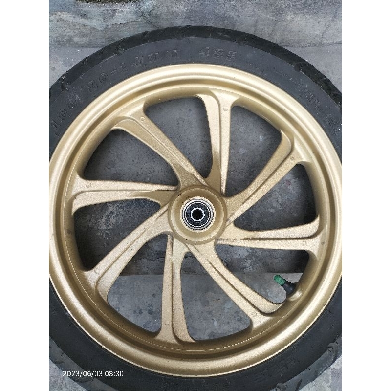 velg pcx 150 pelah PCX pelek PCX depan gold hitam juga ada