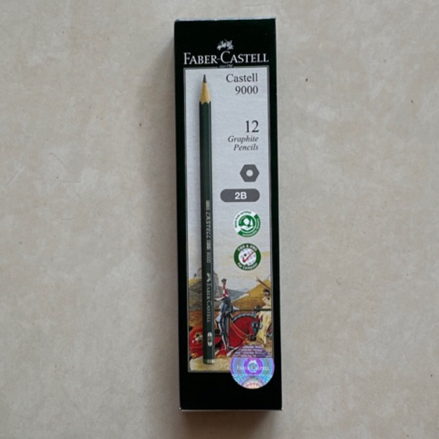 

( 12pcs ) Pencil 2B / Pensil Faber Castle Original