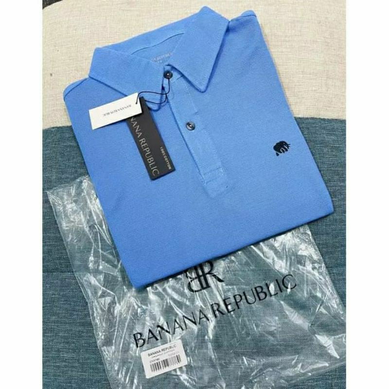 Banana republic organic cotton polo shirt man