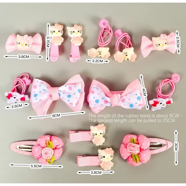 1 SET ISI 11PCS KIDS HAIRPIN - SET AKSESORIS ANAK PEREMPUAN / IKAT RAMBUT ANAK / JEPITAN ANAK LUCU