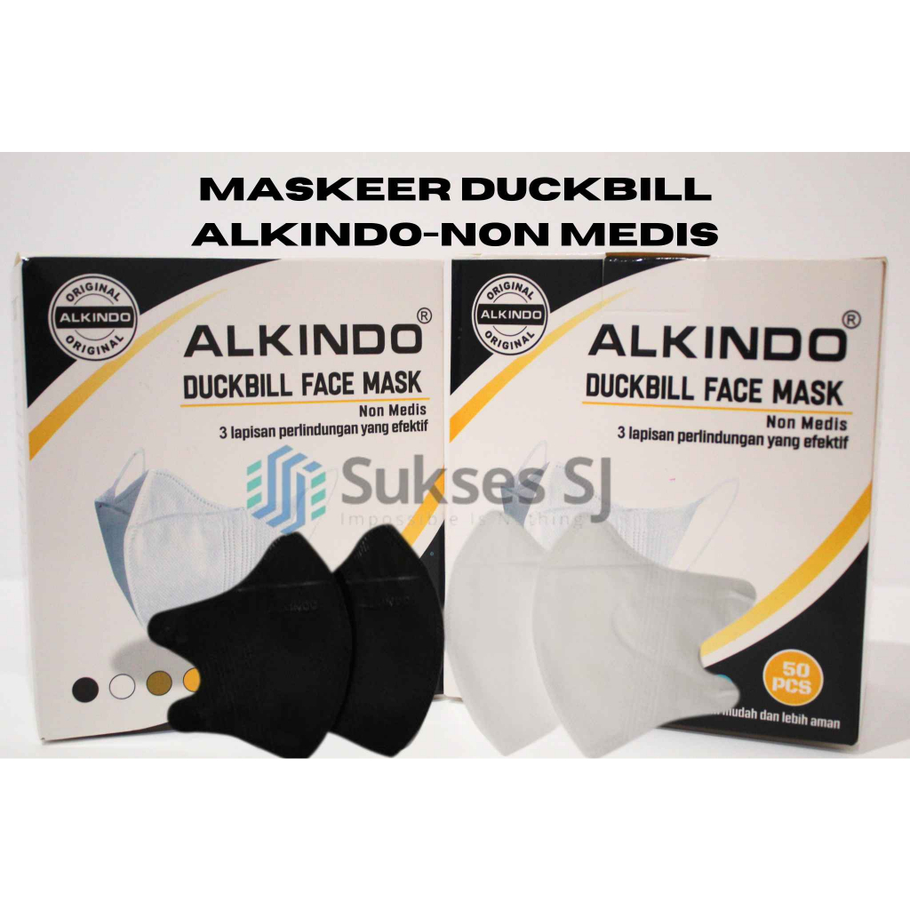 MASKER DUCKBILL ALKINDO 3 PLY/MSKER DUCKBILL ALKINDO/ALKINDO DUCKBILL ORIGINAL