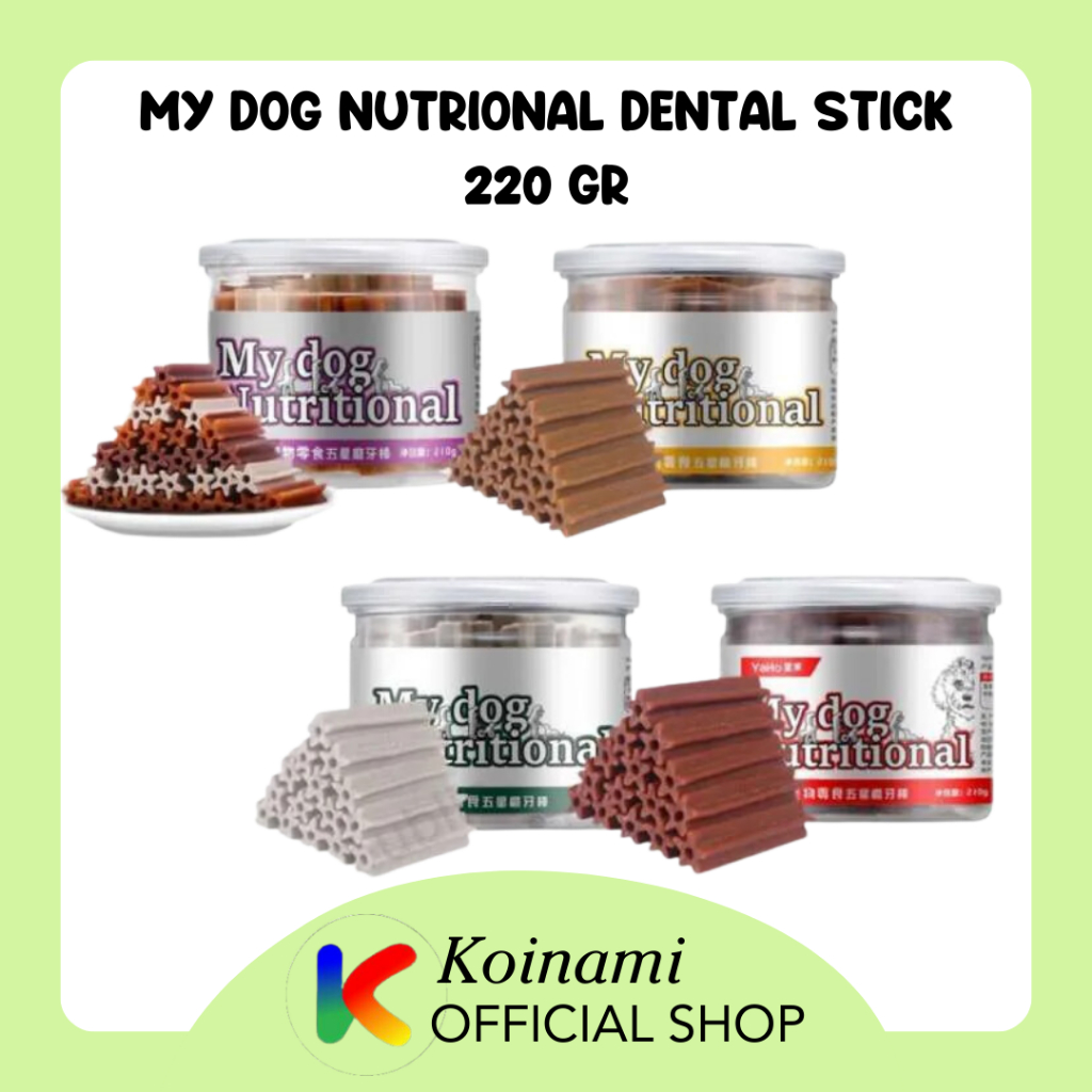 My Dog Nutritional Dental Stick 220 gr Pet Dog Snack / Cemilan Anjing