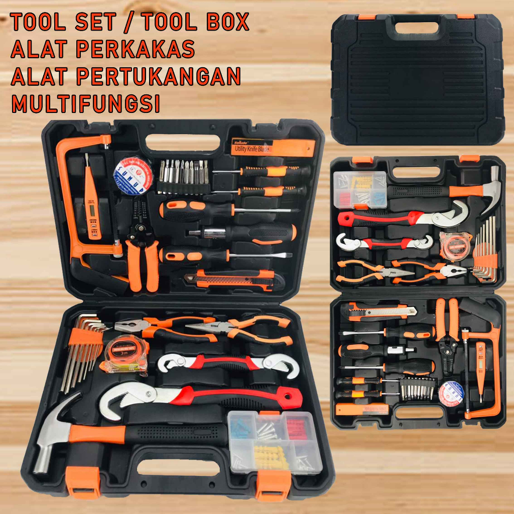 Tool Box / Perkakas Tukang / Alat Pertukangan Besar / Tool 1 Set