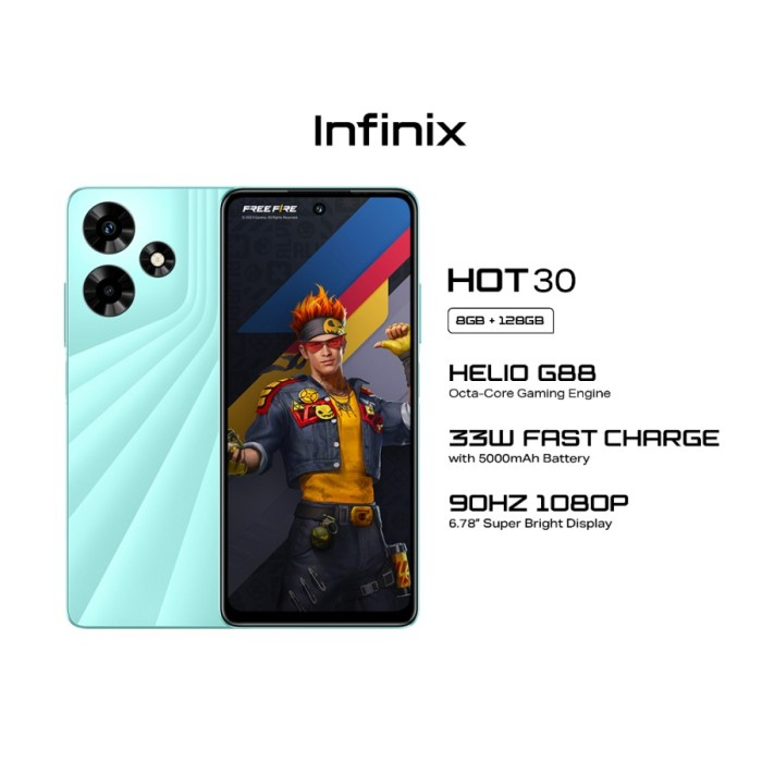 Infinix Hot 30 Ram 8/128Gb Garansi Resmi