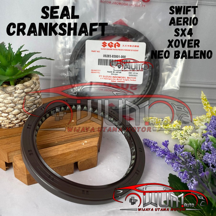 SEAL CRANKSHAFT SIL KRUK AS BELAKANG SWIFT AERIO SX4 XOVER NEO BALENO