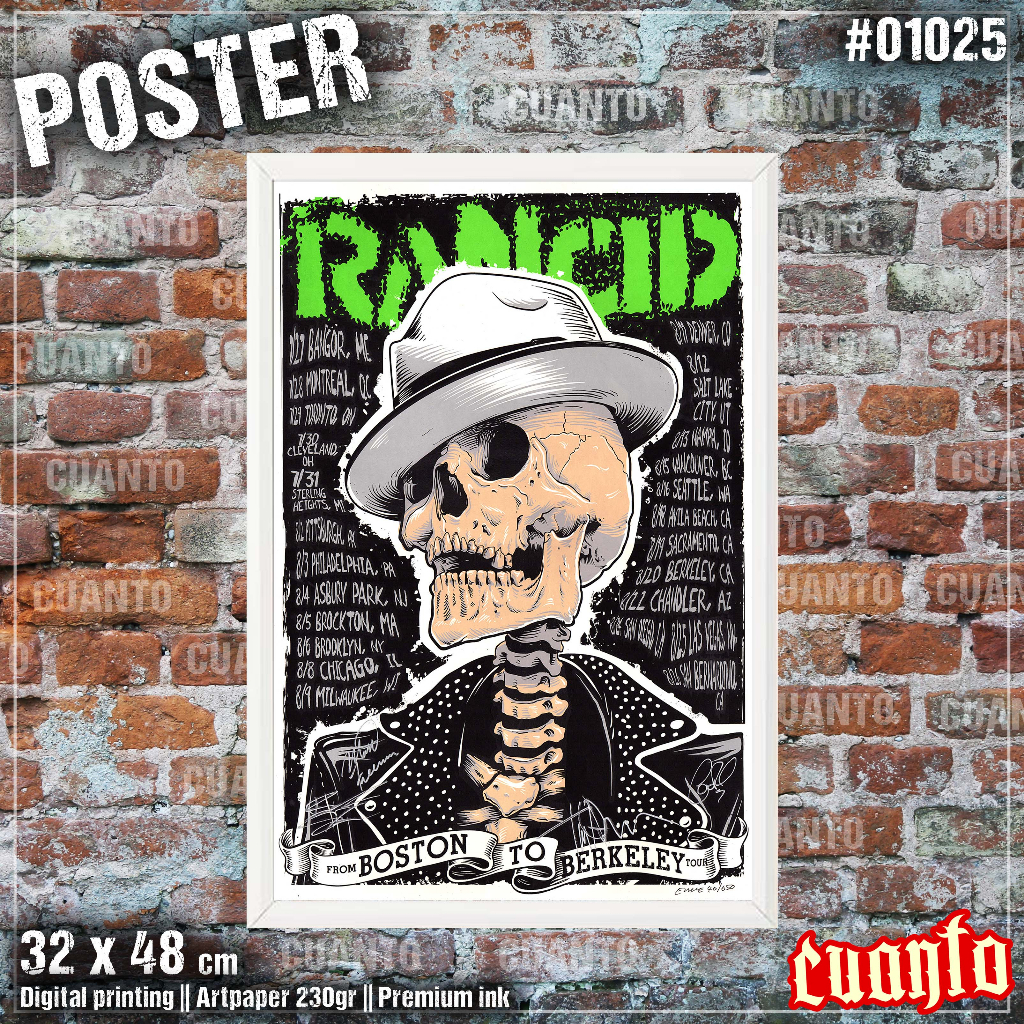Poster Band Punk Rock Rancid