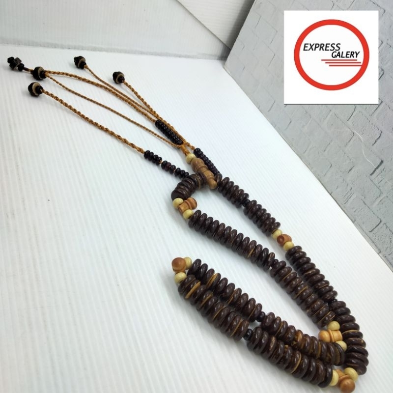 tasbih tijani tempurung kelapa x987
