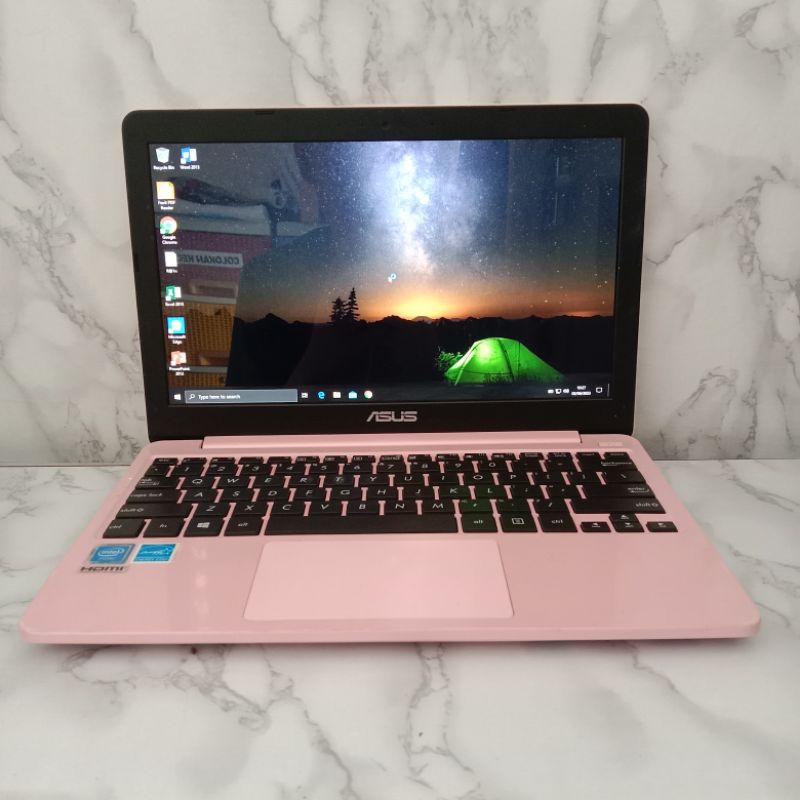 notebook asus E203 RAM2/4GB 500gb/120gb ssd second mulus