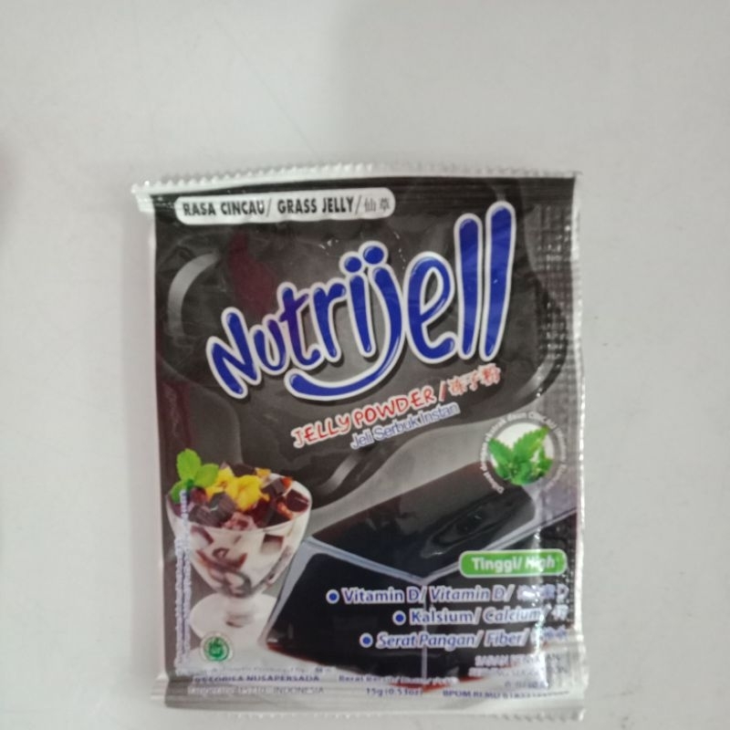 

Nutrijel jelly powder 15gr /rasa cincau