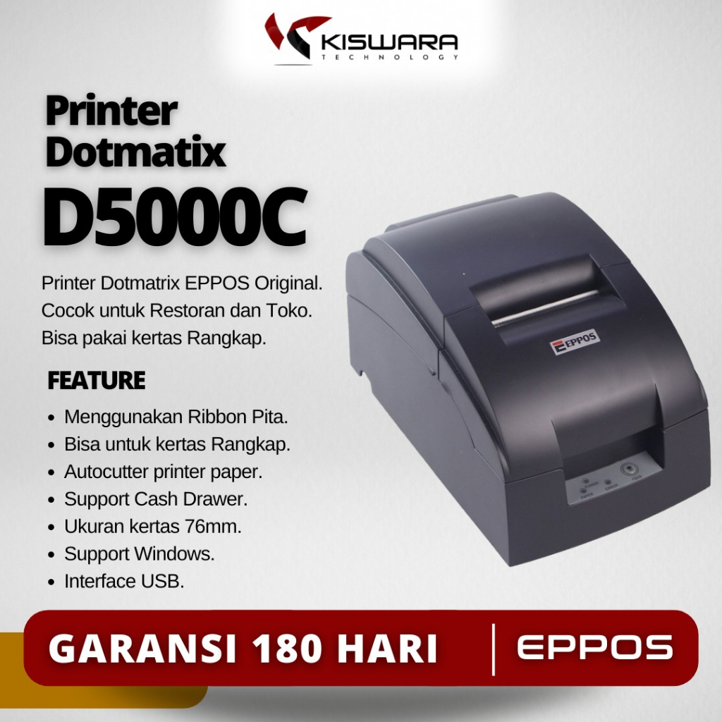 Printer DOTMATRIX EP-D5000C EPPOS -USB
