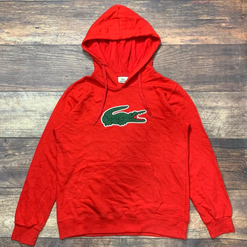 Hoodie Lacoste Merah