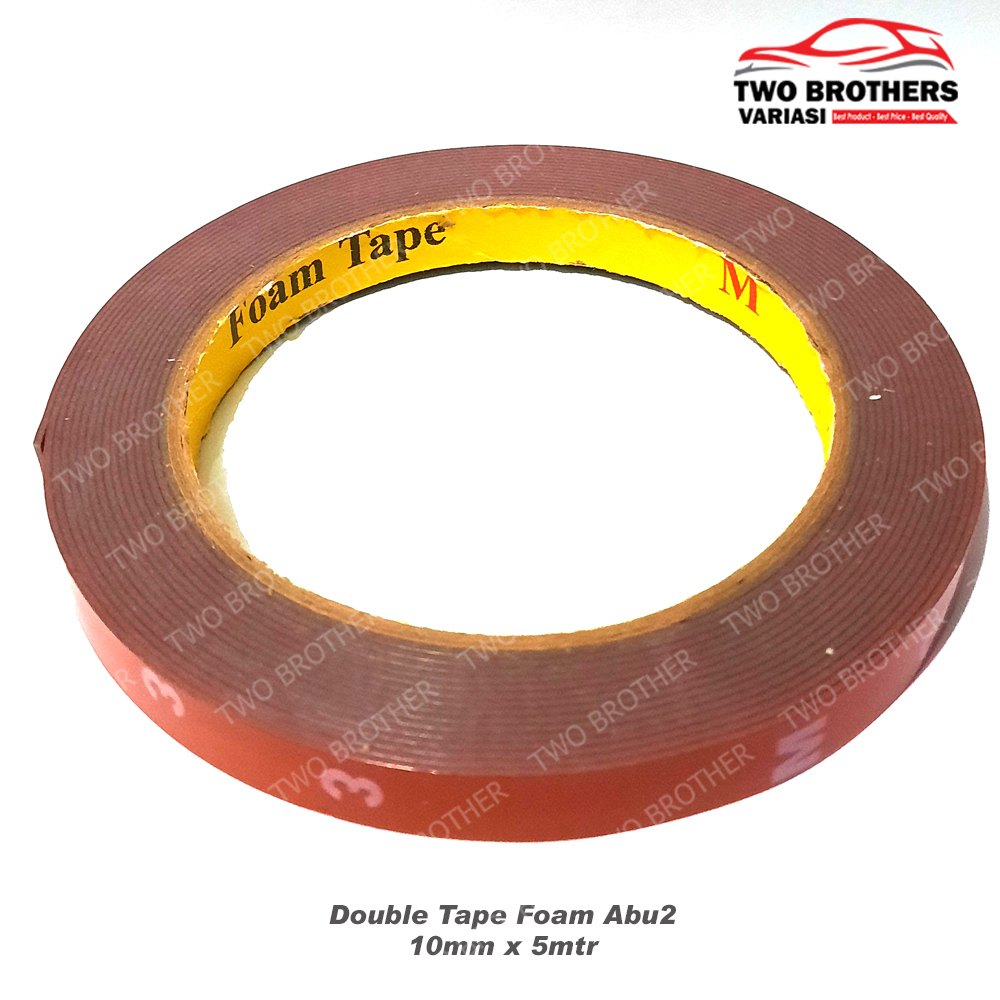 Double tape VHB merah 10mm x 5mtr