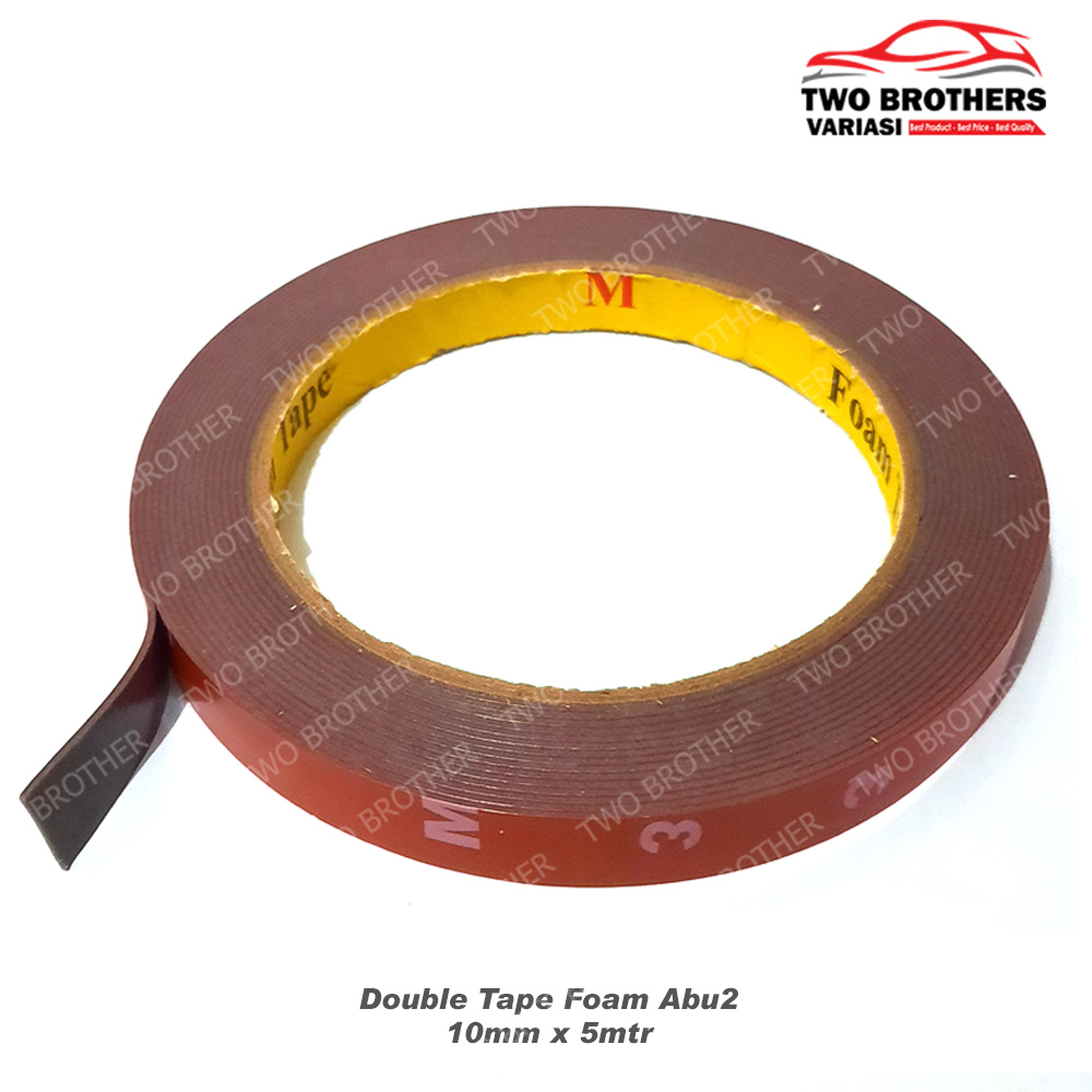 Double tape VHB merah 10mm x 5mtr